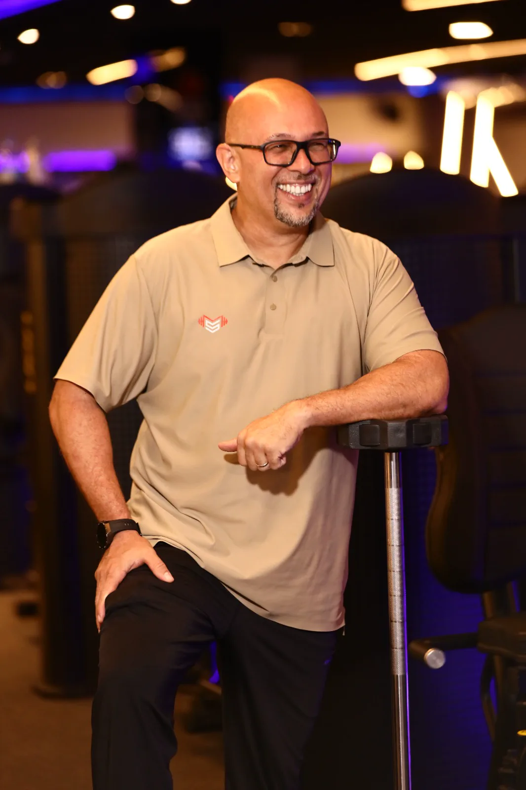 Marcos Silva, mentor do Método F.O.R.T.E. e criador do programa HOMEM DE FERRO 50+, no Centro de Saúde Física